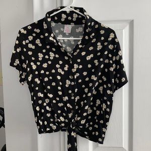 Sunflower print shirt